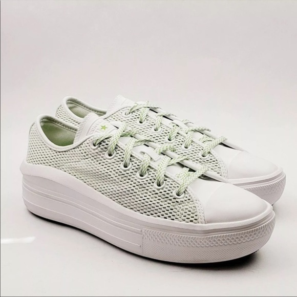 Converse Chuck Taylor All Star Move Low Top Mesh  Sneaker Womens size 8 - Picture 1 of 7